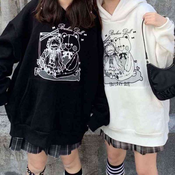 

women's jackets profcity woman's sweatpants y2k long sleeve, vintage sweater printed in cartoon, and chic 28w1, Black;brown