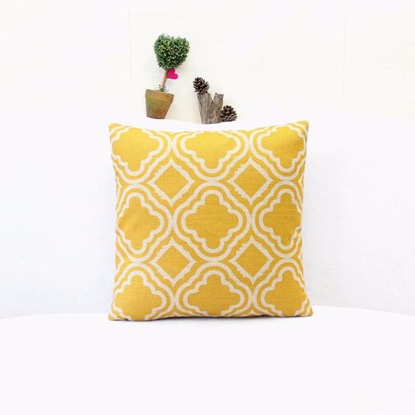 

vintage argyle pattern linen square throw pillow case for bedroom chair seat soft cover decorative pillowslip home