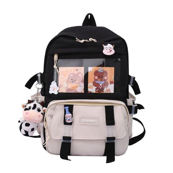 

school bags kawai backpack kawaii rucksack teen girls bag cute student book