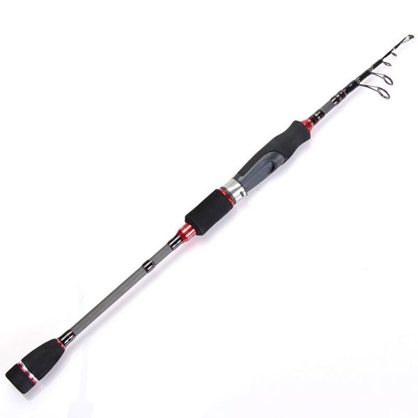 

1.8m 2.1m 2.4m 2.7m black lure fishing rods portable carp rod carbon spinning pesca tackle boat