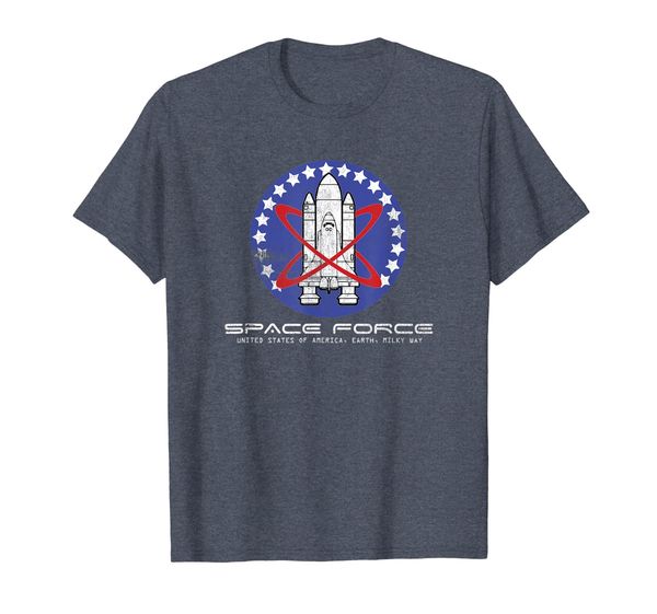 

united states space force recruit t-shirt, White;black