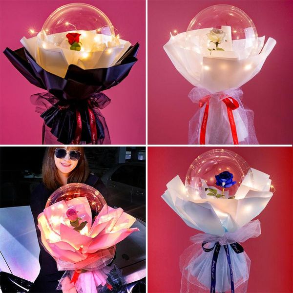 

hooks & rails net red balloon rose wave ball peanut day gift bouquet diy