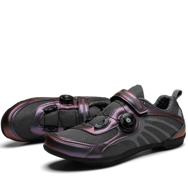 

cycling footwear chameleon inner space bicycle outdoor shoes breathable wear-resistant lightweight road flat lovers mesh, Black