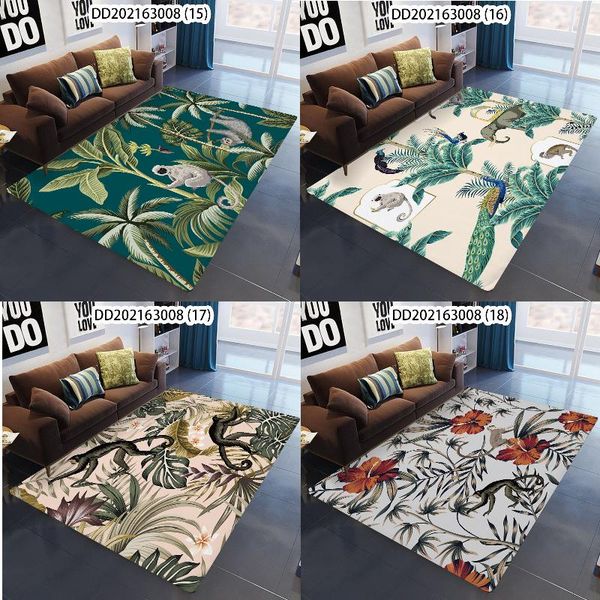 

carpets green plant animal carpet living room floor mat rugs for bedroom circle rug area large kitchen doormat prayer