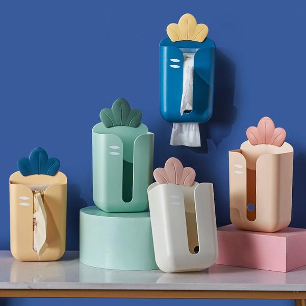 

tissue boxes & napkins box cute holder wall mounted organizer container counterfor kitchen bathroom room
