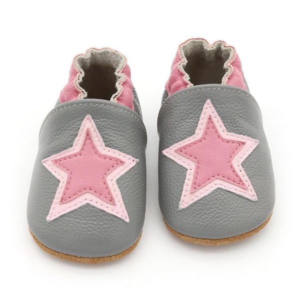 

first walkers 2021 handmade genuine leather star style baby shoes moccasins non-slip toddler soft sole