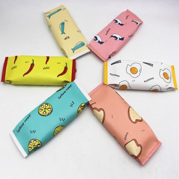 

pencil bags pu creative simulation milk cartons case kawaii stationery pouch pen bag for students gifts school office supply
