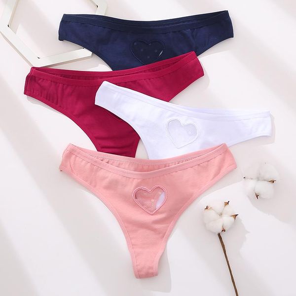 

women's panties lace g-string thong cotton underwear lingerie soft female underpants solid color pantys s-xl, Black;pink