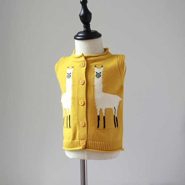 

cardigan children's sweater vest 2021 autumn kids baby cartoon boys and girls, Blue