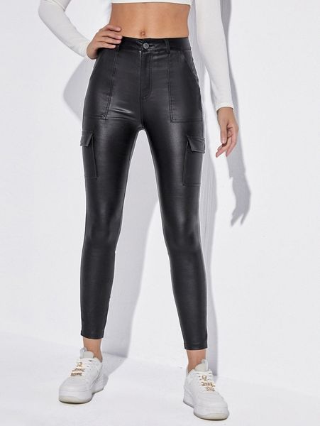 

pocket side skinny jeans k9ib#, Blue