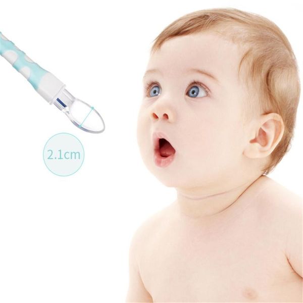 

cups, dishes & utensils baby safety spoon silicone soft head giraffe flatware kids vajilla de training feeding infant tableware
