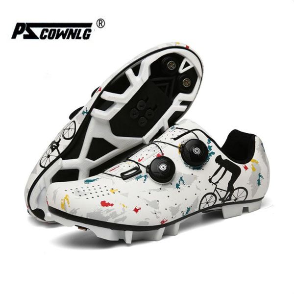 

fashion cycling shoes men sports winter route cleat road dirt bike speed flat sneaker racing women bicycle mountain spd footwear, Black