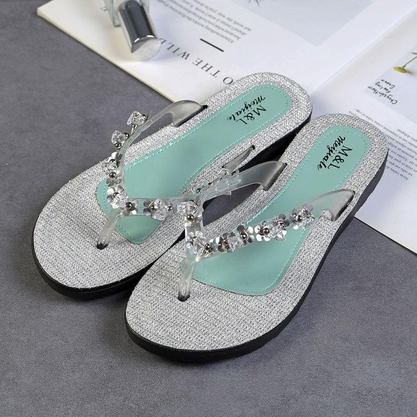 

slippers cresfimix women classic light weight anti skid comfort beach flip flops lady cool summer white a6053d, Black
