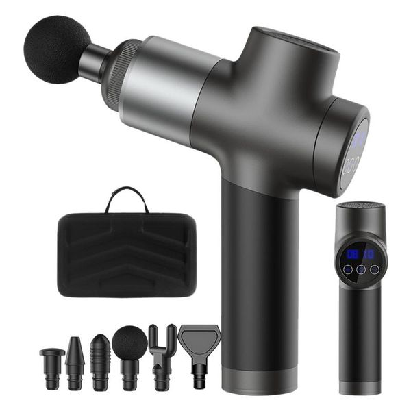

massage gun fascia portable electric muscle relaxation massager, fitness deep relief soreness massager home