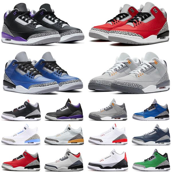 

fashion jumpman men basketball shoes unc court purple laser orange varsity royal tinker mens trainers sports sneakers size 7-13, White;red