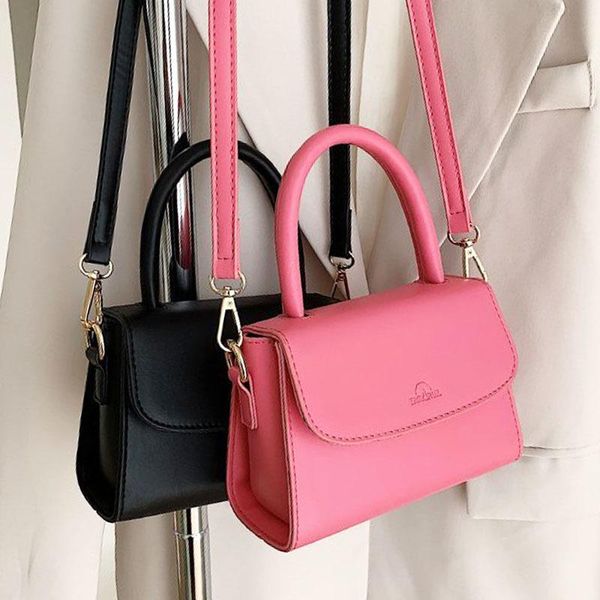 

evening bags macarone small handbags for women 2021 leather flap hand purse pink mini crossbody shoulder ladys clutch