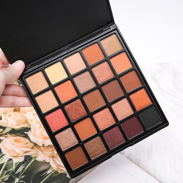 

eye shadow 25 colors eyeshadow palette makeup matte glitter shimmer glow luminous pallete essential cosmetic