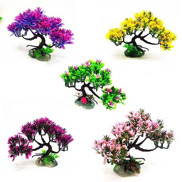 

decorations 1pcs fish tank decoration simulation artificial trumpet environmental aquarium accessories fake aquatic plants
