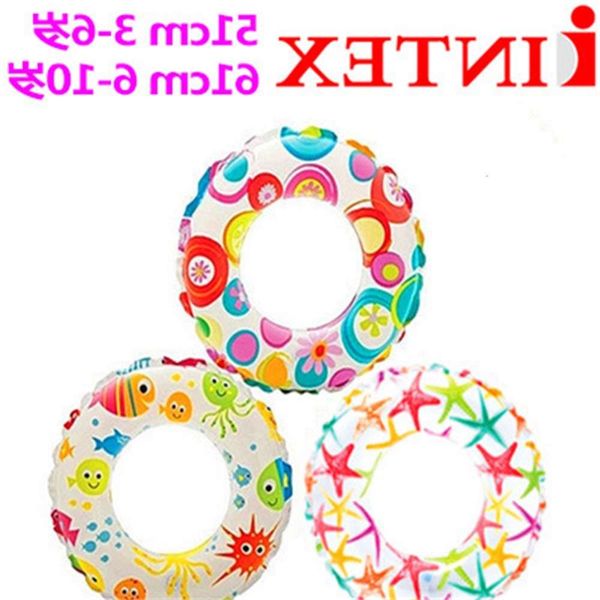 

swimming ring intex children's abstract pattern diameter 51cm 61cm baby learning swimming circle