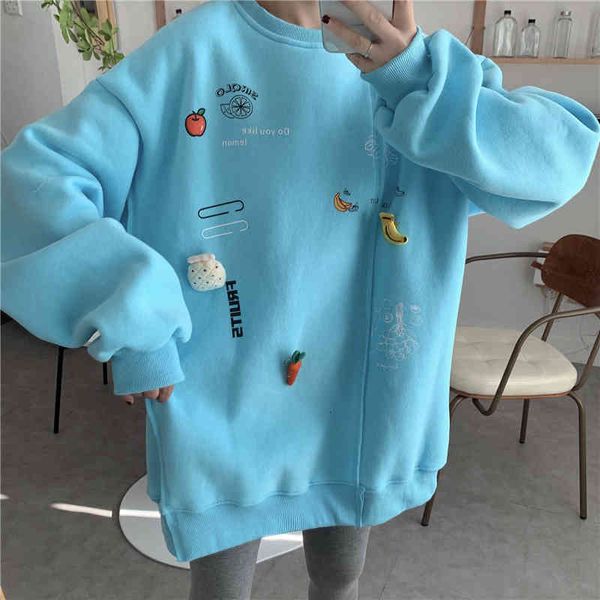 

hoodies ytx058 round neck released simple fashion women's sweatshirts, Black