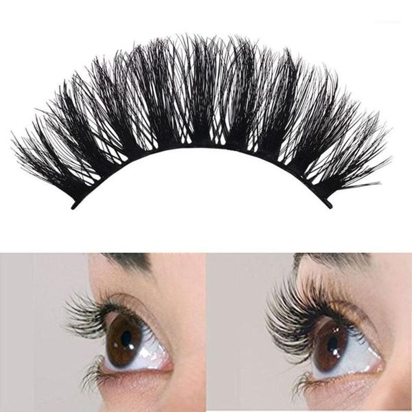 

5pairs selling soft comfortable fake eyelashes pure use and to mink hair handmade false simple remove r6m11