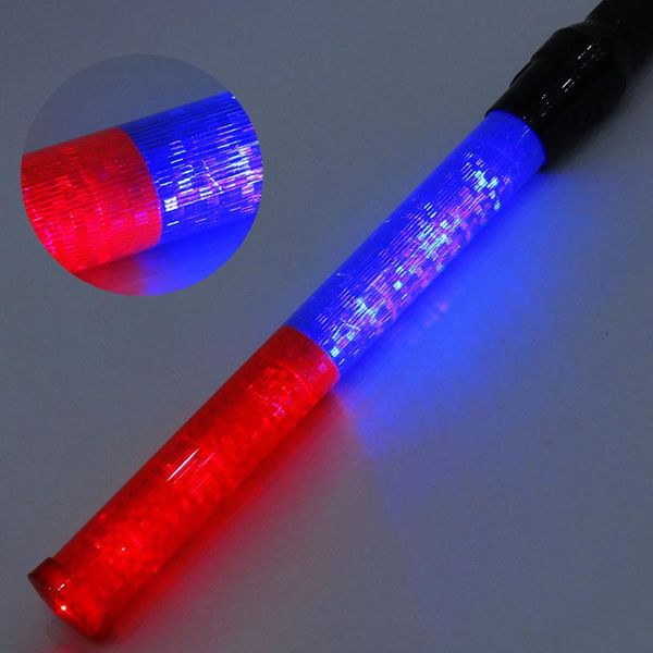 

54cm length traffic light emergency evacuation led warning stick road signal glow flash bar (battery not includ)