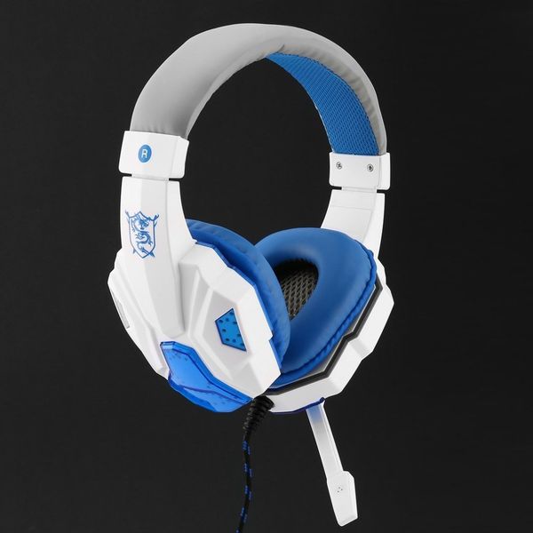 

sy830mv deep bass game headphone stereo over-ear gaming headset headband earphone with mic light for computer pc gamer