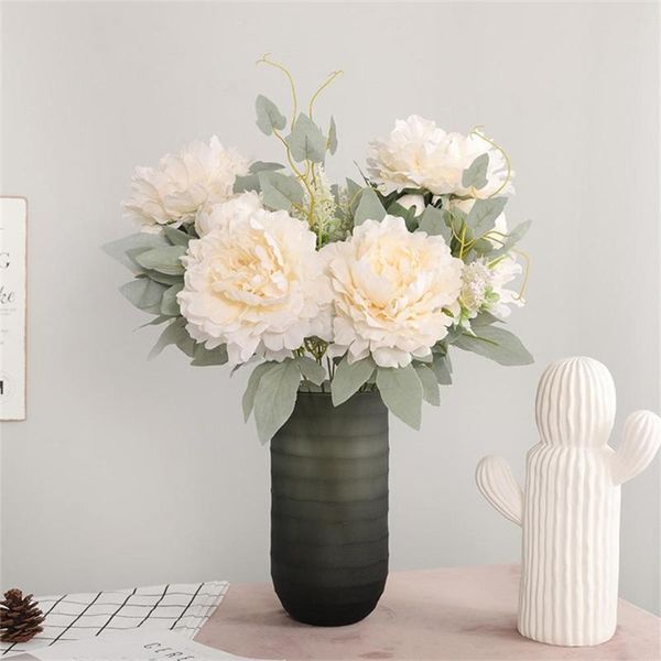 

decorative flowers & wreaths fake vintage artificial peony silk wedding home ornaments for party meeting room decoration