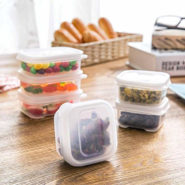 

storage bottles & jars 3pcs fruit vegetable sealed box microwave food bins saves fridge plastic container with cover small