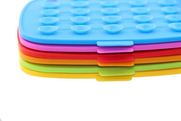 

thermal insulation silicone food mat, pan skid and scalding square suction pad