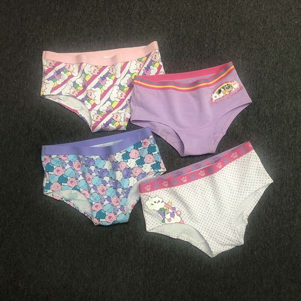 

single girl cotton briefs large stretch combed cotton underwear children's comfortable shorts 4-10, Camo