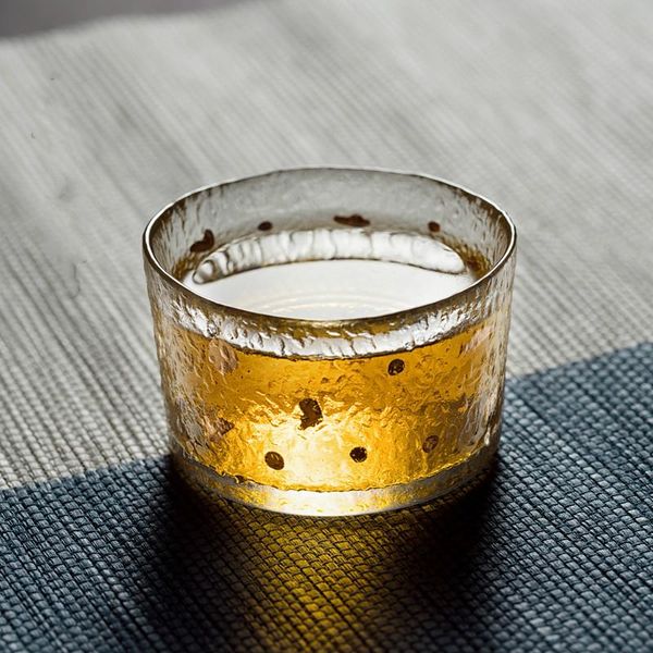 

wine glasses handmade heat resistant glass tea cup mini master small teacup coffee cups gilded with gold