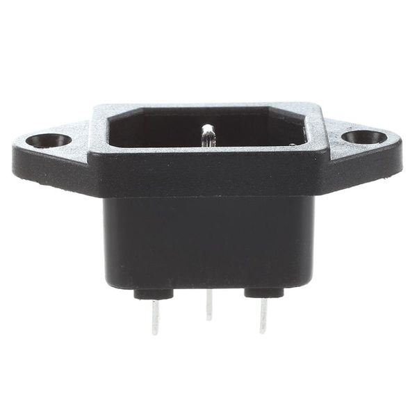 

smart power plugs 10 pcs black 3 pins iec320 c14 inlet plug socket ac 250v 10a