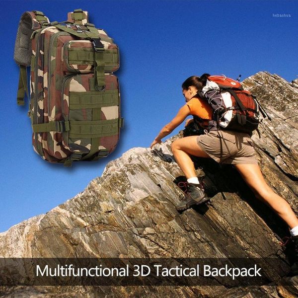 Verkauf Outdoor -Taschen geschickte Herstellung großer Molle Rucksack 30L Kletterkolpsack Camping wasserdichte 3D -Rucksäcke