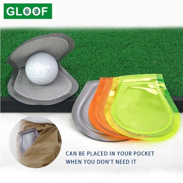 

golf training aids 1pcs ball cleaner dirt wiping pocket washable accessory portable waterproof pu leather soft outdoor cleaning tool