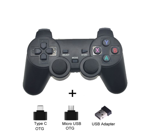 

game controllers & joysticks portable 2.4g wireless gamepad controller for ps3 joystick pc super console x android phone tv box gaming contr