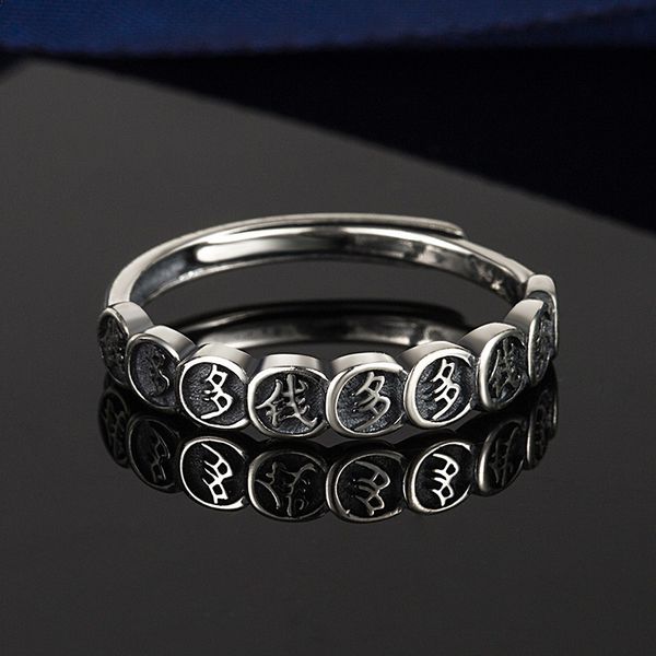 

s925 silver year of the ox qianduoduo women's valentine's day ring
