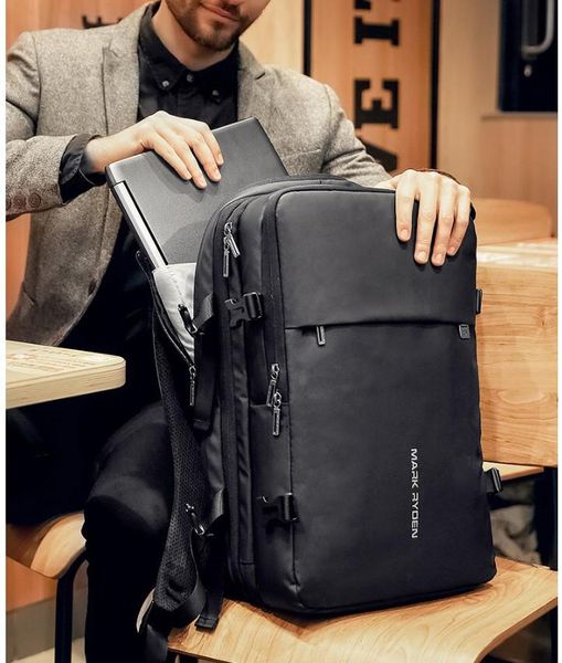 

backpack lenlei man fit 17 inch lapusb recharging multi-layer space travel male bag anti-thief mochila