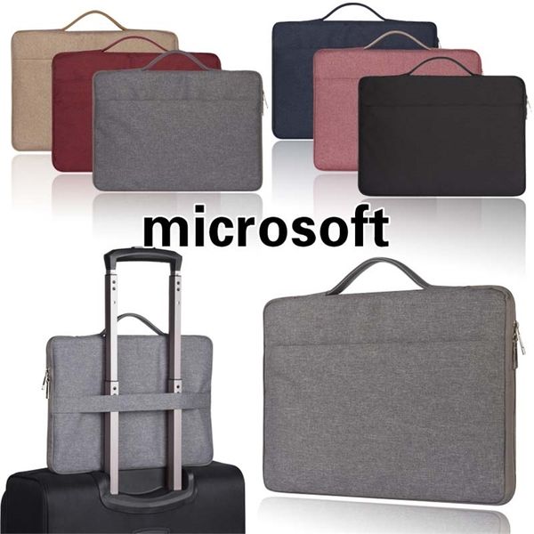 

for microsoft surface pro 2/3/4/6/7/x/book lapportable style case for 14/15.6/11.6/12/13.3 inch sleeve bag 210825