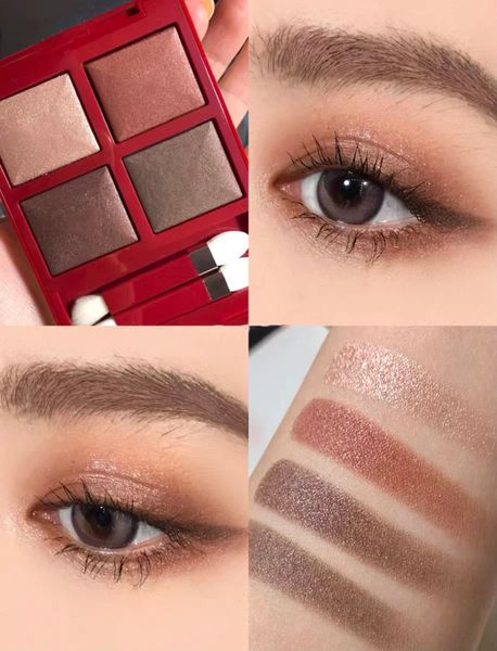 

premierlash brand 4 colour eyeshadow palette body heat cherry disco dust suspiciou matte shimmer makeup palettes with brush eyes cosmetics f