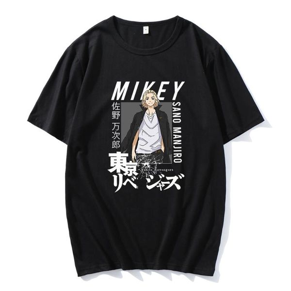 

men's t-shirts 2021 tokyo revengers couple fashion tees hip hop t-shirt streetwears unsiex clothes cotton wears oversized clothing, White;black