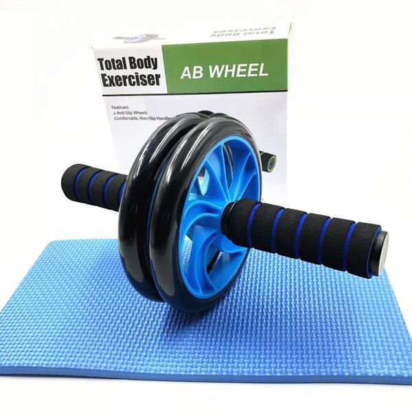 

abdominal exercise wheel muscle 16-inch double-wheel three-wheel device thin belly fitness resistance bands