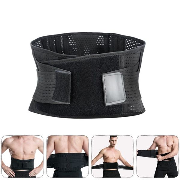 

waist support 1pc breathable supporter fitness belt lumbar, Black;gray