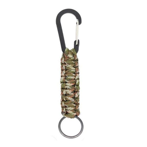 

outdoor portable survival seven core key chain zinc alloy umbrella rope braided mountain-climbing multifunctional firm gadgets