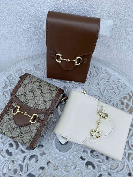 

outlet women's bag 1955 horse clasp mobile phone bag mini style fashionable shape messenger summer luxuryss designerss yw