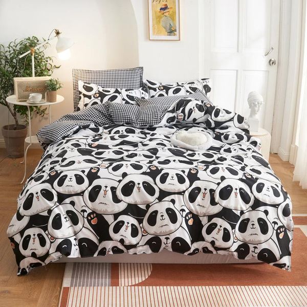 

bedding sets four-piece quilt cover student dormitory bed three-piece set