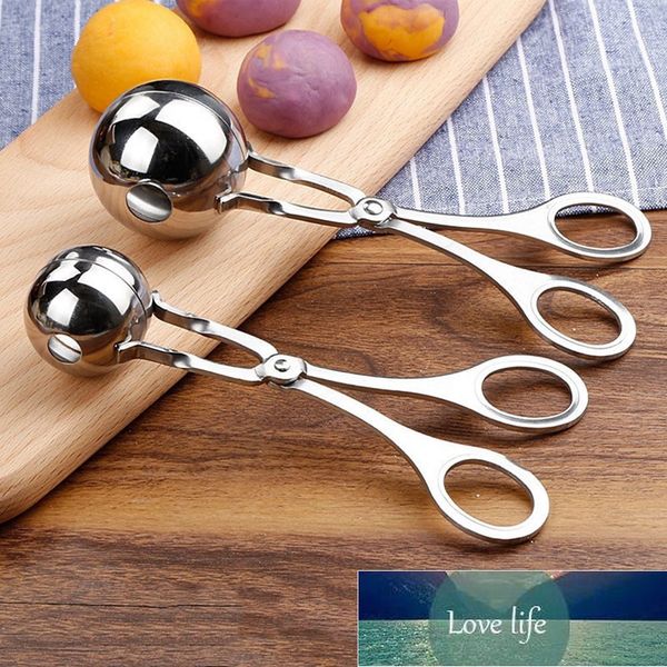 Nichtstick-Fleischball-Zange-Löffel-Scoop-Kugelhersteller, Edelstahl Melon Ballers Maker-Tool für Eis-Bälle Fruchtbällchen Fabrik-Preis-Experten-Design-Qualität neuesten