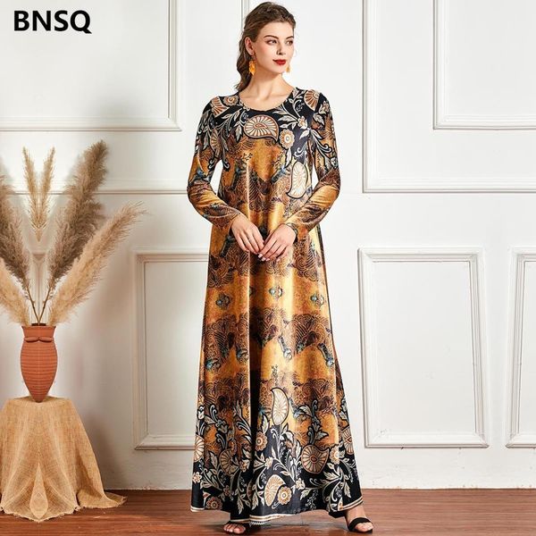 

casual dresses muslim arabic plus size maxi for women long sleeve velvet loose turkey autumn winter dress vestidos largos pb9b, Black;gray