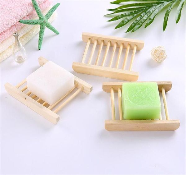 

soap dishes portable dish wood tray holder bathroom bamboo case container plate storage rack organizer