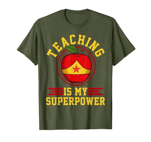 

Teaching Is My Super Power Unique Teacher Themed Tshirt, Mainly pictures